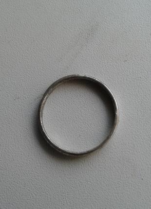 Серебряное обручальное кольцо 925 проба винтаж ссср унисекс4 фото
