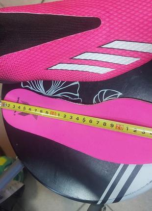 Бутси adidas x speedportal.3 laceless firm ground boots gz5065 рожевий2 фото