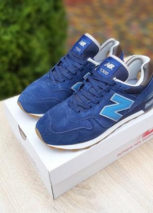 Мужские кроссовки new balance 1300 синие скидка sale &lt;unk&gt; smb6 фото