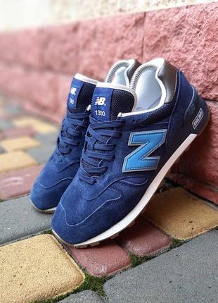 Мужские кроссовки new balance 1300 синие скидка sale &lt;unk&gt; smb8 фото