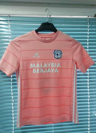 Детская футболка adidas (fc cardiff city) 11-13 лет