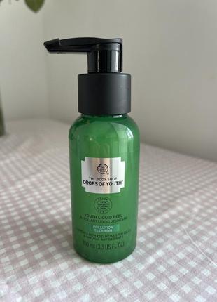 Уход для лица,гель, жидкий пилинг the body shop drops of youth