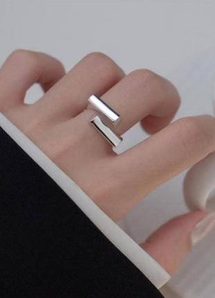 Кольцо кольцо серебро современный дизайн silver