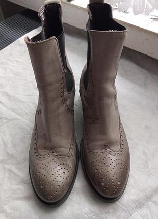 Шикарные кожаные челси, итальялия