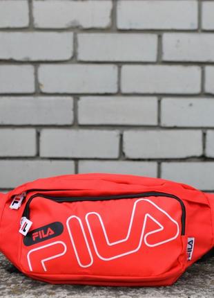 Бананка поясная сумка fila red