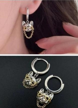 Серьги серебро silver original