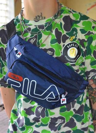 Бананка поясная сумка fila blue