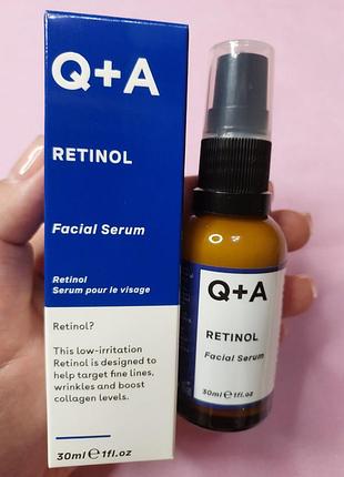 Сироватка з ретинолом
для обличчя q+a retinol serum