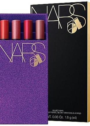 Nars velvet matte lip pencil set bad girl dolce vita dragon girl sex machine