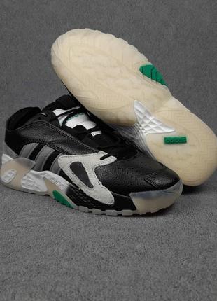 Мужские кроссовки adidas streetball черные с зеленым скидкостью sale <unk> smb