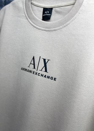 💜є наложка💜 чоловічий світшот "armani exchange"💜lux якість, кількість обмежена4 фото