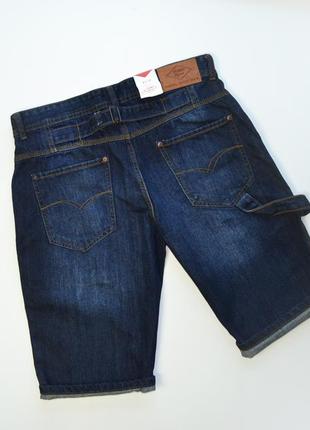 Чоловічі джинсові шорти lee cooper carpenter dark wash4 фото