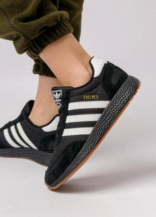Кросівки adidas originals iniki ❄️ утеплені на флісі