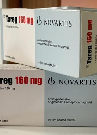 Tareg 160 мг 14 таблеток валсартан - 160мг.