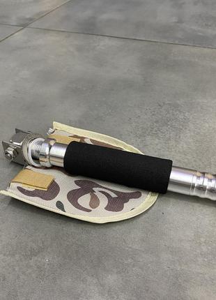 Лопата skif plus mouse d0-28, нержавіюча сталь, складана лопата для військових (63.01.62)4 фото