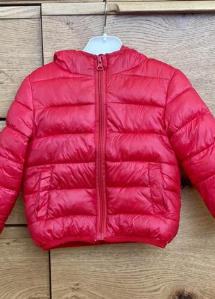 Куртка дитяча з капюшоном 80см