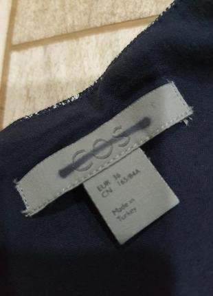 Плотная джинсовая блуза-топ cos xs- s6 фото