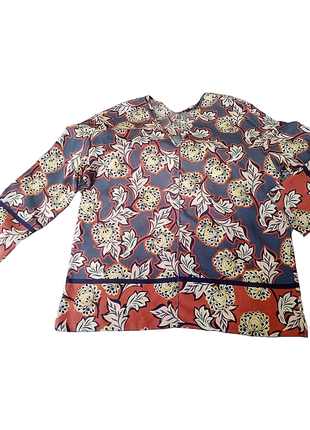 Легкая блуза цветочный принт zara