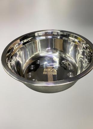Тарілка skif outdoor loner bowl, миска сталева нержавіюча сталь висока