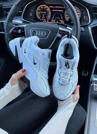 Женские кроссовки nike m2k tekno white black 36-37-38-39-40-41