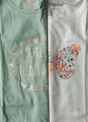 2-6 лет набор футболок для девочки детская футболка хлопок летняя девочковая домашняя хлопок лето3 фото
