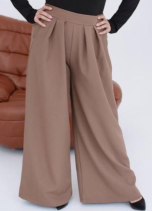 Женские штаны брюки плаццо клеш весна демисезон1 фото
