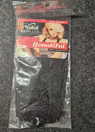 Шкарпетки жіночі чорні з блискітками 38-42 розмір