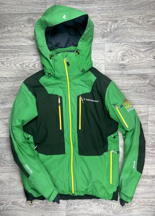 Peak performance gore-tex куртка м размер лыжная зелёная оригинал