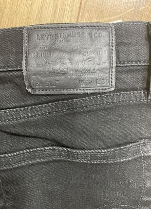 Джинсы черные levi's4 фото