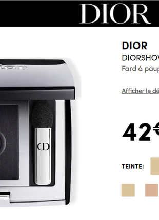 Профессиональные стойкие тени для век dior diorshow mono couleur couture6 фото