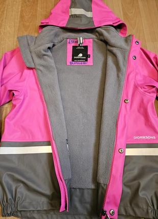 Куртка, курточка водонепроницаемая, тёплый дождевик5 фото