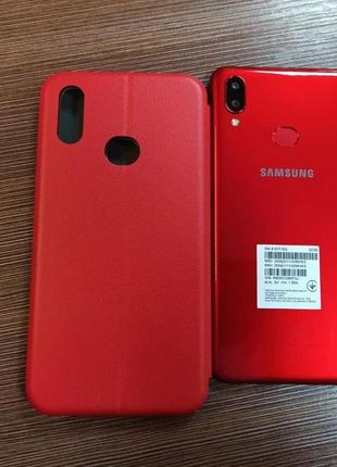 Чохол-книжка на samsung a10s red