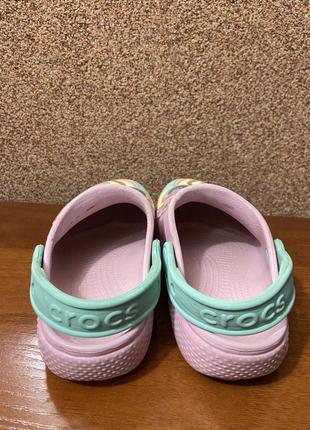 Кроксы unicorn р.28 с10 единорог crocs 18 см5 фото