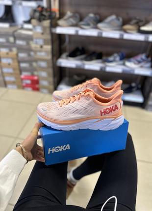 Оригинальные беговые кроссовки hoka one one clifton 8 1119394