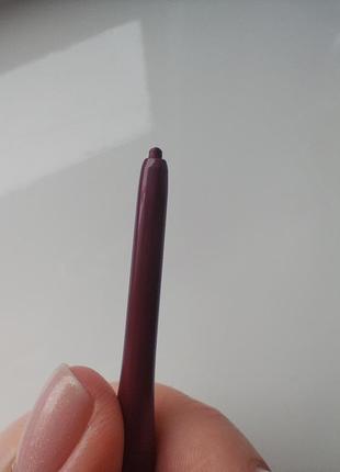 Устойчивый тоненький автоматический карандаш для глаз коричневый металлик dermacol2 фото