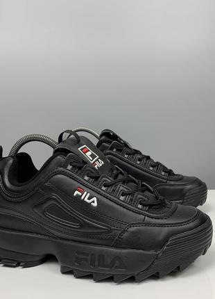 Chaqueta negra con logo de poliester de Fila 145996891 fila disruptor low 1190