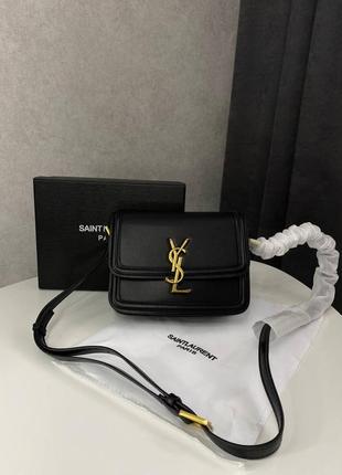 Сумка крос боді yves saint laurent small solferino black