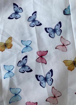 Длинная детня юбка с разрезом в бабочках, макси юбка, юбка6 фото