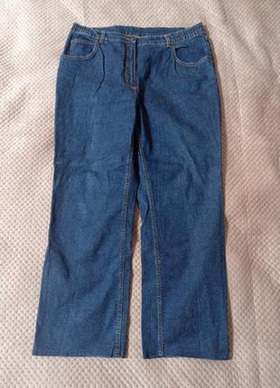 Удобные джинсы большого размера, джинсы батал, джинсы на широкую ногу2 фото