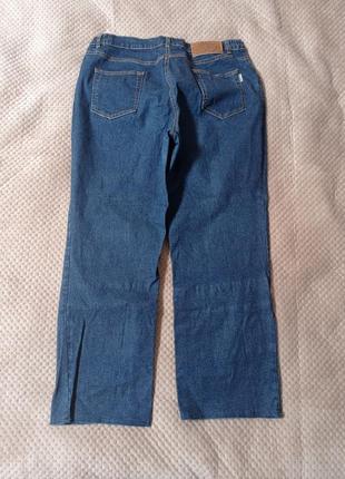 Удобные джинсы большого размера, джинсы батал, джинсы на широкую ногу3 фото