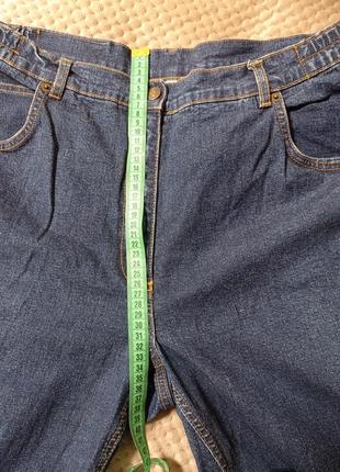 Удобные джинсы большого размера, джинсы батал, джинсы на широкую ногу7 фото