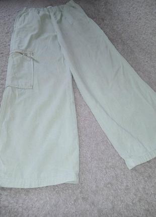 Легкие джинсы палаццо для девочки подростка 13-14роков