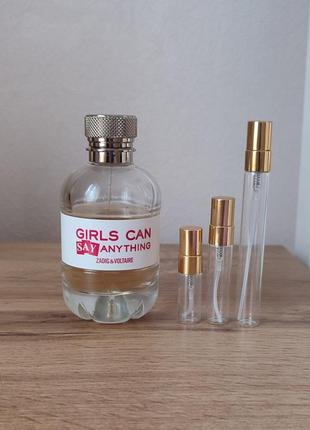 Распил оригинал! zadig and voltaire girls can say anything eau de parfum