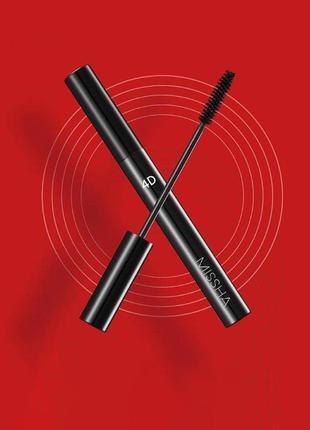 Туш для вій missha the style 4d mascara