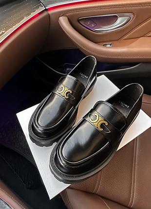 Лофери celine loafers premium