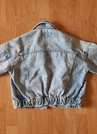 Куртка джинсовая на девочку 110-1222 фото