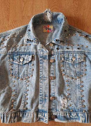 Куртка джинсовая на девочку 110-1224 фото