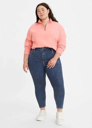 Джинси levis mile high super skinny / 14 w, 18w, 20w