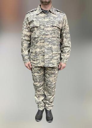 Військова форма (кітель та штани), піксель нато, розмір m, yakeda, тактична військова форма літня1 фото