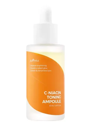 Isntree - тонізуюча сироватка в ампулі з вітаміном с - c-niacin toning ampoule - 50ml